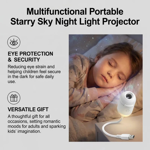 GalacticVibe™ Ambient Cosmic Galaxy Projector