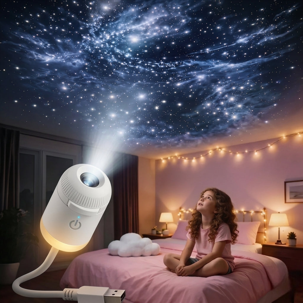 GalacticVibe™ Ambient Cosmic Galaxy Projector