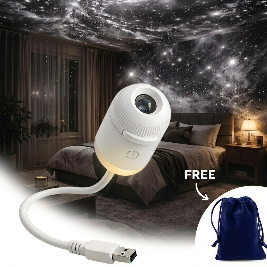 GalacticVibe™ Ambient Cosmic Galaxy Projector