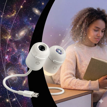 GalacticVibe™ Ambient Galaxy Star Projector