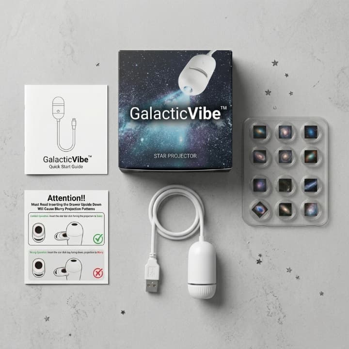 GalacticVibe™ Ambient Cosmic Galaxy Projector